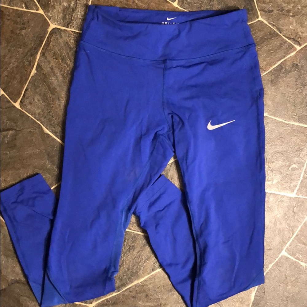 Nike tie waste leggings with mesh detailing